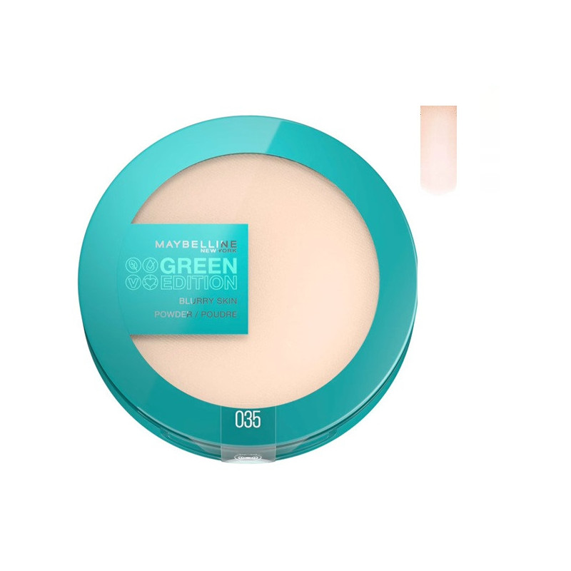 Poudre Compacte Green Edition Maybelline – Teint Naturel & Matifié