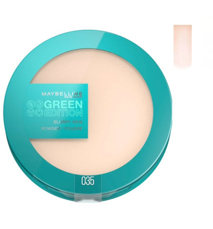 Poudre Compacte Green Edition Maybelline – Teint Naturel & Matifié