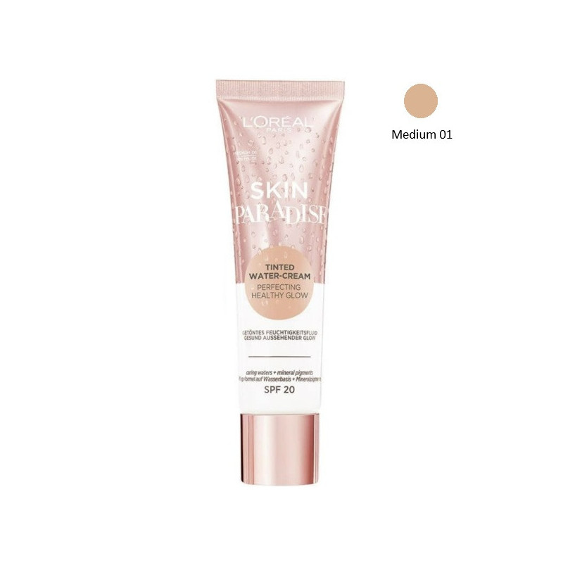 Crème Teintée Skin Paradise L'Oréal Paris – Hydratation & Éclat Naturel