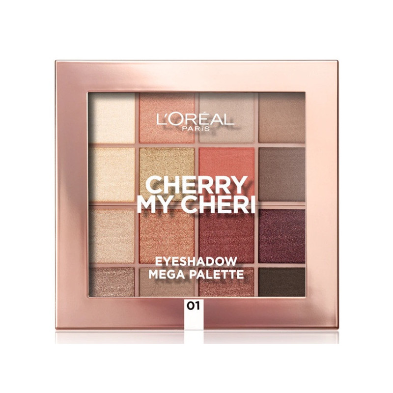 Palette Fards à Paupières Cherry My Chéri L'Oréal Paris – 16 Teintes