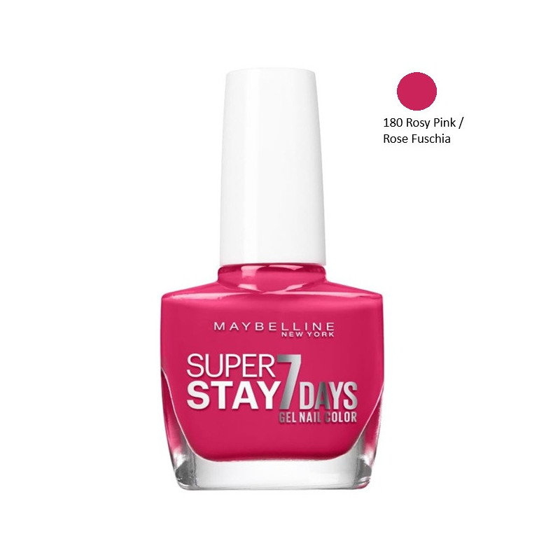 Vernis Super Stay 7 Days Gel Nail Color Gemey Maybelline – Effet Gel