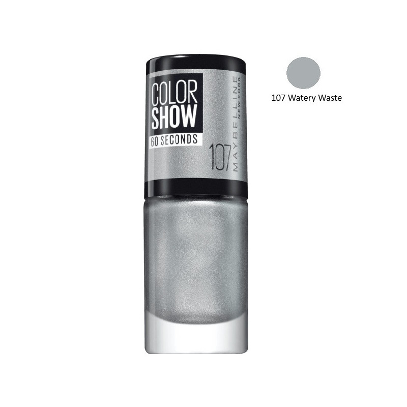 Vernis Color Show Gemey Maybelline – Couleur Intense & Séchage Rapide