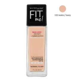 Fond de Teint Fit Me Dewy + Smooth Maybelline – Teint Lumineux