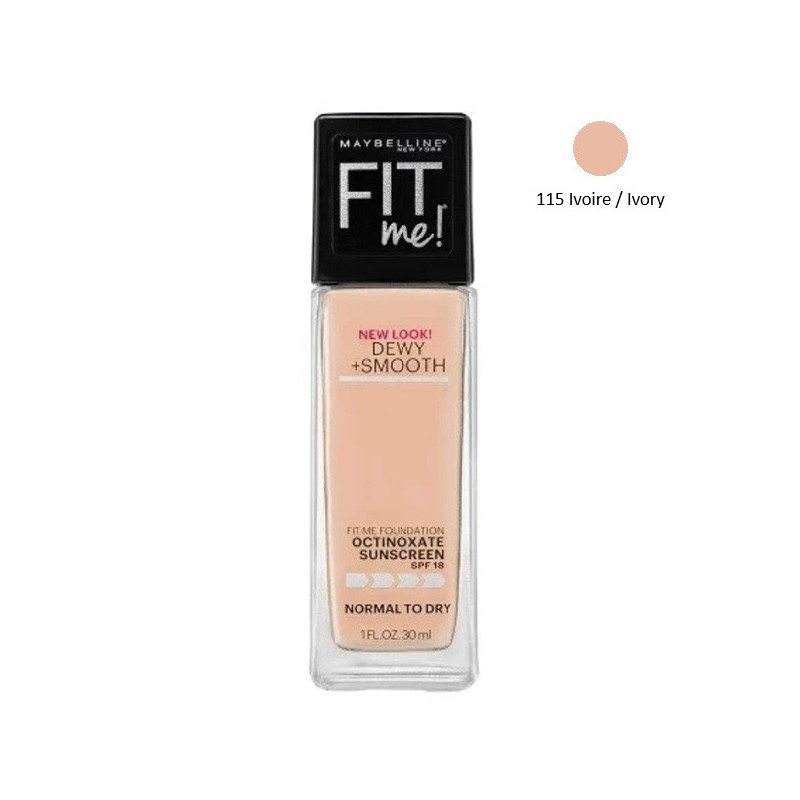 Fond de Teint Fit Me Dewy + Smooth Maybelline – Teint Lumineux