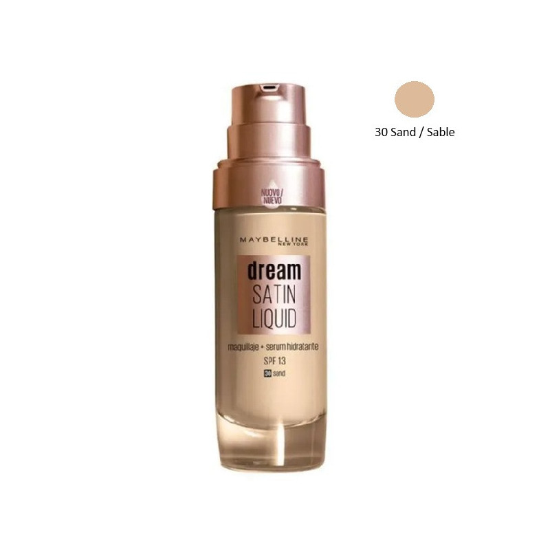 Fond de Teint Dream Satin Liquid Gemey Maybelline Effet Satiné |Beauté Maquillage