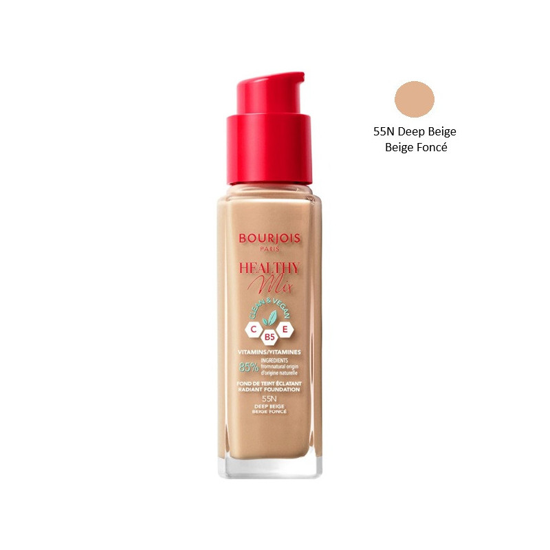 Fond de Teint Healthy Mix Bourjois - Teint Lumineux & Hydratation 24 h | Beauté Maquillage