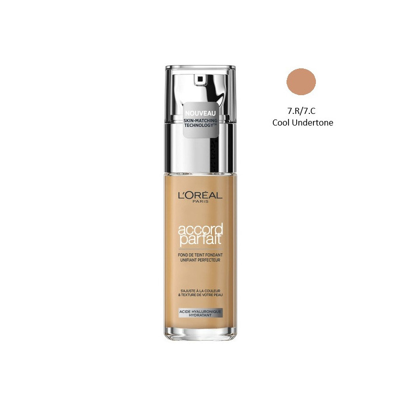 Fond de Teint Accord Parfait L'Oréal Paris - Effet Seconde Peau |Beauté Maquillage