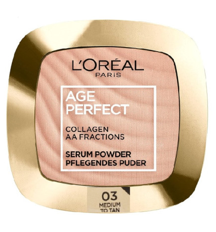 Poudre Sérum Age Perfect L'Oréal - Poudre Teint Peaux Matures |Beauté Maquillage