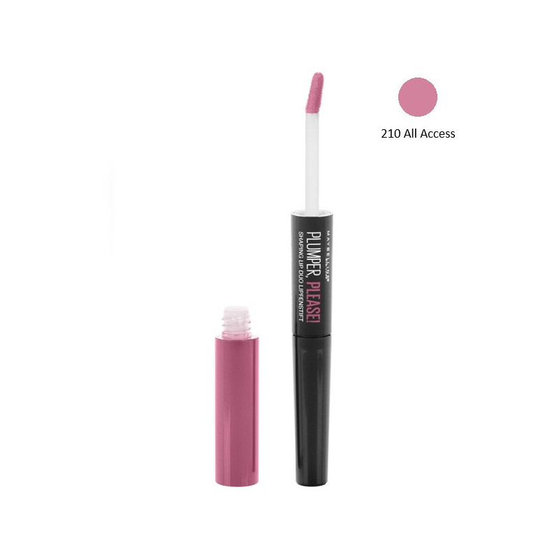 Gloss Repulpant Lip Duo Plumper Please ! Maybelline | Beauté Maquillage
