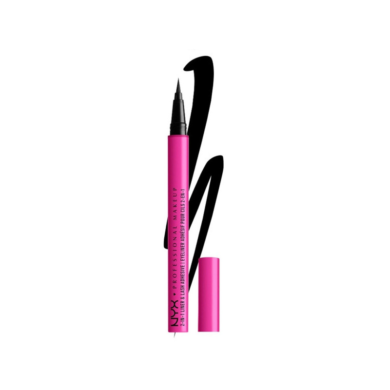 Eyeliner & Adhésif Faux Cils Jumbo Lash 2-en-1 NYX | Beauté Maquillage