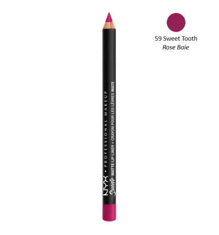 Crayon à Lèvres Suede Matte Lip Liner NYX | Beauté Maquillage