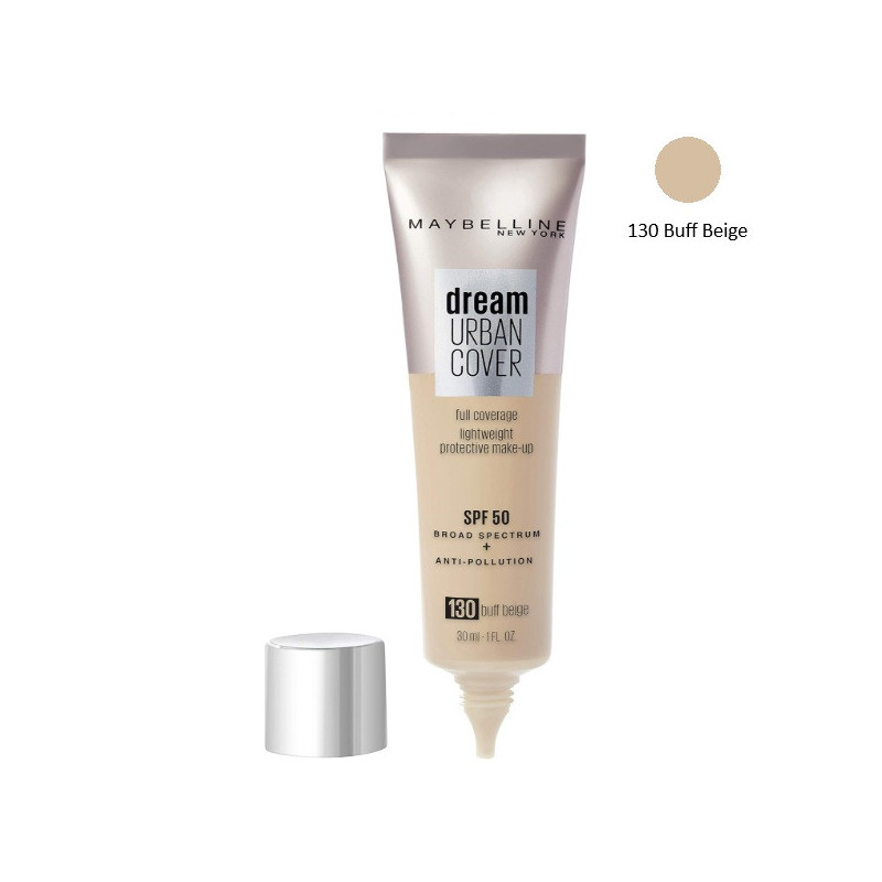 Fond de Teint Dream Urban Cover SPF 50 Maybelline | Beauté Maquillage