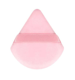 Houppette Maquillage Triangulaire Velours 7 x 6 cm | Beauté Maquillage