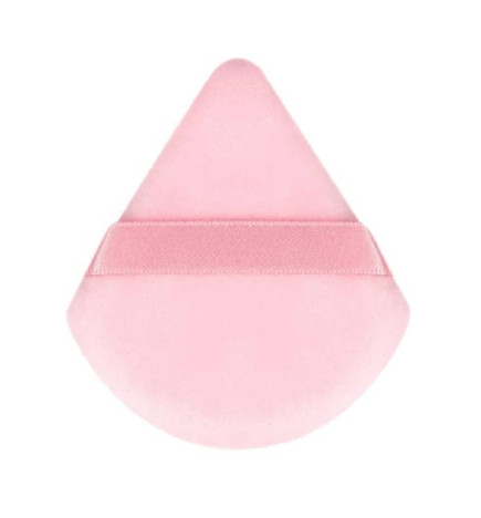Houppette Maquillage Triangulaire Velours 7 x 6 cm | Beauté Maquillage