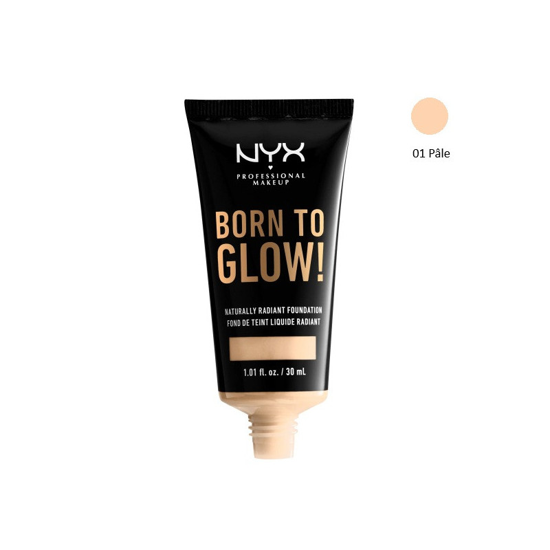 Fond de Teint Born To Glow NYX - Éclat Naturel 30 ml | Beauté Maquillage